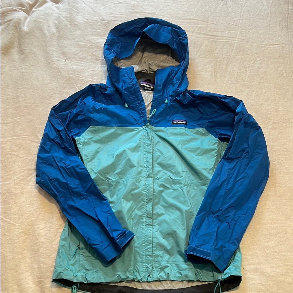 Patagonia Two-Tone Hooded Rain Jacket
